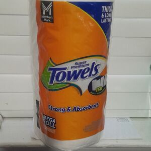 Member's Mark Paper Towels Mega Roll Strong & Absorbent 150 Sheets White